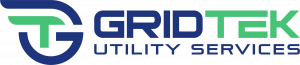 GridTek Utility Services logo blue transparant 2